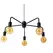 Люстра (світильник підвісний) Star P 5L 660/340 Black Atmolight