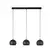Підвісний світильник TK-Lighting ZOE BLACK 3 S 10169