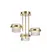 Підвісний світильник Italux PND-77362-3-24W-GD Tiara Led 3x24W 3000K 2603Lm IP20
