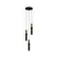 Підвісний світильник Italux PND-14290-3-BRO-BK Isidora GU10 3x25W IP20 Bl