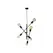 Підвісний світильник Italux PND-5986-6-BL Ferreia E27 6x40W IP20 Bl