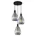 Люстра Italux PND-27812-3A-BK-SG Zulo E27 1x40W IP20