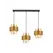Підвісний світильник Italux PND-22132-3S-GD-AMB Vinoti E27 3x40W IP20 Gold