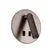 Бра, настінний світильник Italux WL-53742-1-CF Furla LED 1x8W 3000K 516Lm IP20 коричневий