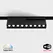 IN_LINE COMFORT B 205 TW, L205mm, W24,5mm, H107mm, LED 10W, TW DIM: 2700K(563Lm)-6500K(632Lm), 48V DС, IP20, чорний (06.2052.10.TW.BK)