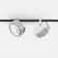 IN_LINE SOL, 2-х групний, ON/OFF, D95mm, H33mm, LED 10.8W, 3000K, хром/білий (06.9533.14.930.CRG/WH.2G)