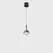SOL MINI P, D75mm, H135mm, 7W LED, 24º, 3000K, IP20, чорний/diamond black (03.7530.7.930.BK/DB)