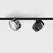 IN_LINE SOL MINI, 2-х групний, ON/OFF, D75mm, H26mm, LED 6.3W, 3000K, diamond black/чорний (06.7526.7.930.DB/BK.2G)