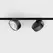 IN_LINE SOL MINI, 2-х групний, ON/OFF, D75mm, H26mm, LED 6.3W, 3000K, diamond black/чорний (06.7526.7.930.DBG/BK.2G)