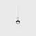 SOL MINI P NANO, D75mm, H135mm, 7W LED, 24°, 4000K, IP20, чорний/бронза (03.7531.7.940.BK/BZG)