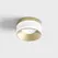GLOW L, D200mm, H105mm, LED 18W, 4000К, опаловий/латунь (02.1910.18.940.BR)