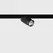 Прожектор IN_LINE TUB S A 60, D30mm, H60mm, CREE LED 5.4W, 2700K, 535Lm, 50°, CRI>90, 48V, 2-х групний, Вкл./Викл., IP20, чорний/чорний