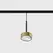 Підвісний світильник IN_LINE SOL MINI P, D75mm, H135mm, LED 7W, 610Lm, 3000K, 24°, CRI>90, 48V, 4-х провідний DIM DALI, IP20, латунь/чорний