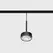 Підвісний світильник IN_LINE SOL MINI P, D75mm, H135mm, LED 7W, 610Lm, 3000K, 24°, CRI>90, 48V, 2-х групний, Вкл./Викл., IP20, діамантово-чорний/чорний