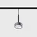 Підвісний світильник IN_LINE SOL MINI P, D75mm, H135mm, LED 7W, 610Lm, 3000K, 24°, CRI>90, 48V, 4-х провідний DIM DALI, IP20, діамантово-чорний/чорний