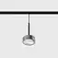 Підвісний світильник IN_LINE SOL MINI P, D75mm, H135mm, LED 7W, 610Lm, 4000K, 24°, CRI>90, 48V, 2-х групний, Вкл./Викл., IP20, хром/чорний