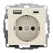 Розетка с защитой и USB Тип A/C, System 55 Gira 245901 кремовый