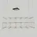 Люстра Linef СТРУКТУРИ TITANIUM MJ199-1200*400*400 Titanium GD