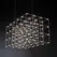 Люстра Linef СТРУКТУРИ CHROME MJ199-1200*600*600 CH