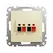 Аудиорозетка SE Sedna Elements SDD180411 береза