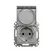 Розетка ж/к с шторками с крышкой SE Sedna Design SDD113024 алюминий