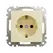 Розетка с ж/к со шторками SE Sedna Elements SDD180022 береза