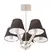 Люстра MAXlight ORLANDO 5103/5A BK/NM