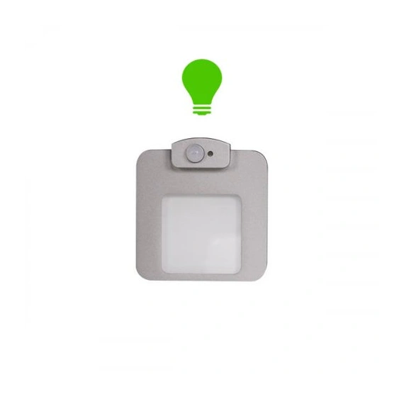 Вбудований LED-світильник з датчиком руху Ledix MOZA 01-222-14 зелений світло