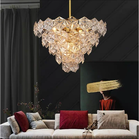 Люстра Lambent Gold Crystal Classic