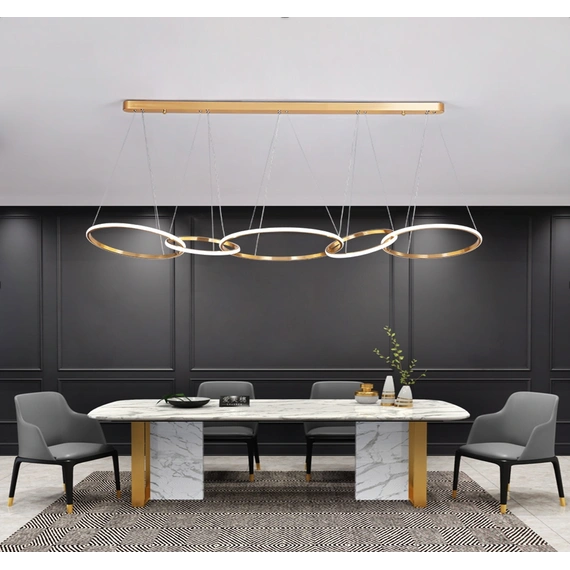 Зеркало Chain Gold Lamp