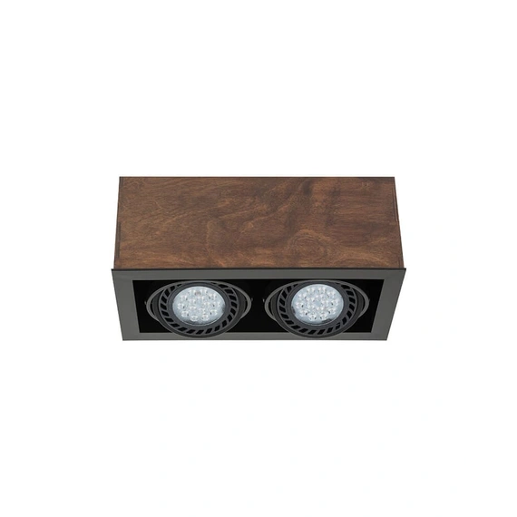 Точечный светильник Nowodvorski 7650 Box es111 GU10, ES111 2x15W IP20 Brown