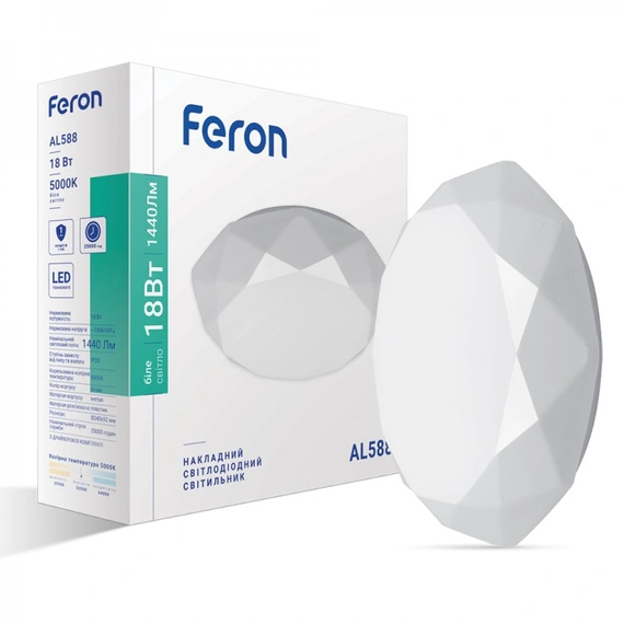 Светодиодный светильник Feron AL588 18W 5000К | 40192