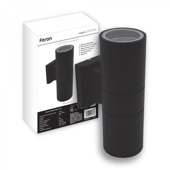Архитектурный светильник Feron DH0702 черный 06294