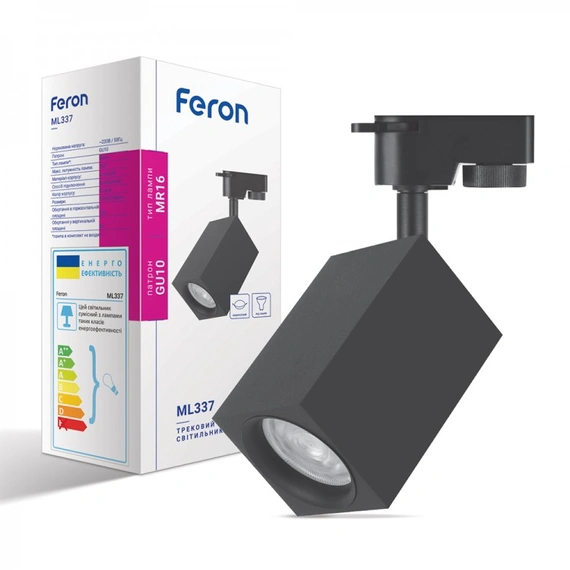 Трековый светильник Feron ML337 черный | 40138