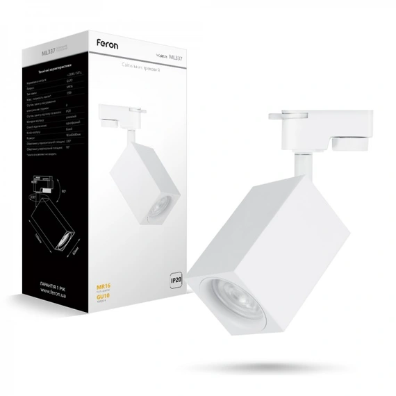 Трековый светильник Feron ML337 белый 40137