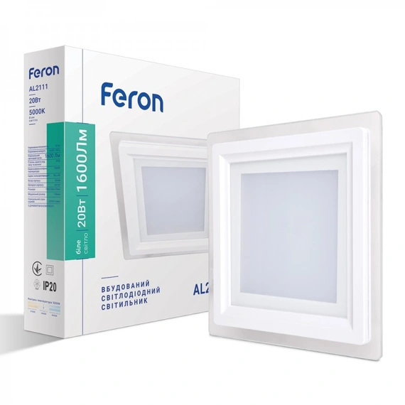 Светодиодный светильник Feron AL2111 20W белый 5000K | 01583