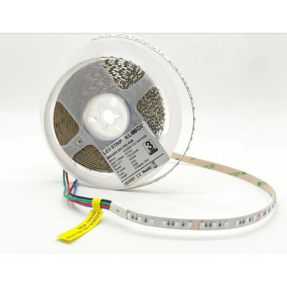 LED Стрічка 16W 120LED 4000K RGB IP20 24V KLOODI KD2835-120-16W-RGB-24V