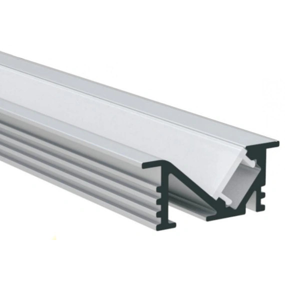 LED профіль меблевий з розсіювачем PC, 3м KLOODI KLP2009 3