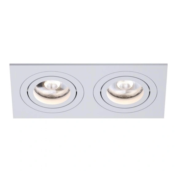 Світильник точковий врізний KLOODI KD-BASE SQ92x175 GU10 WH