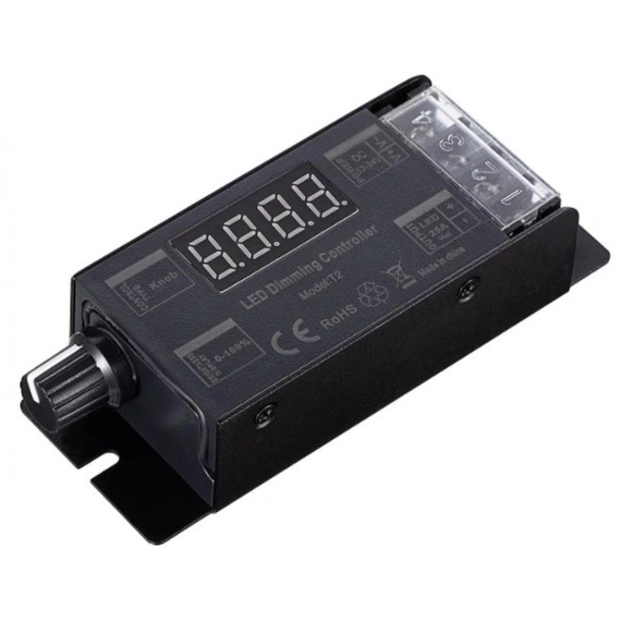 Контроллер RF 2.4GHz DIM 12-24V DC 1*300-600W KLOODI KD-T2