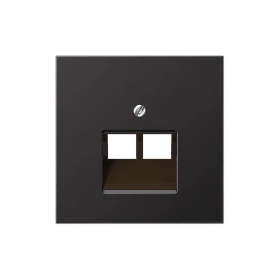 Панель розетки TF/PC 2-я JUNG AL 2969-2 UA D Dark
