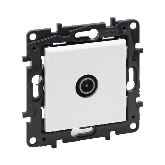 Розетка TV "зірка" Legrand NILOE STEP 863174 колір білий