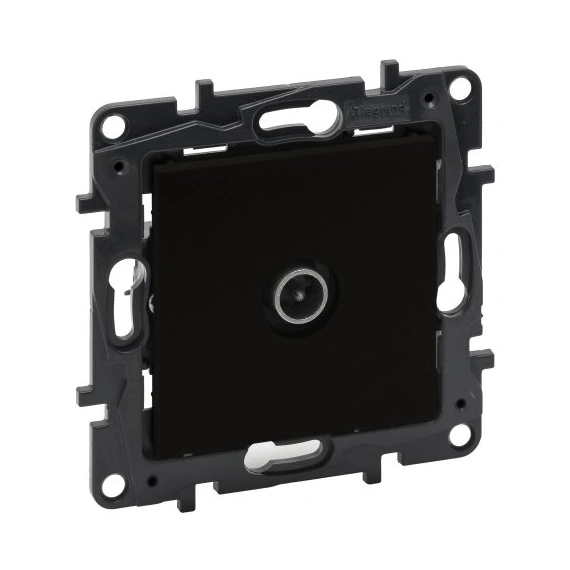 Розетка TV "звезда" Legrand NILOE STEP 863574 цвет черный