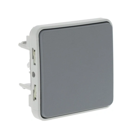 Механизм переключателя "крест", 10А IP55 Legrand Plexo - 69521, цвет серый