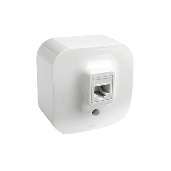 Розетка телефонная TF-1 Forix™ 782414, цвет белый