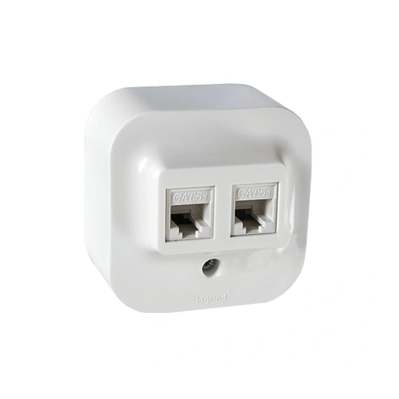 Комп'ютерна розетка PC-2 Forix™ 782428, колір білий