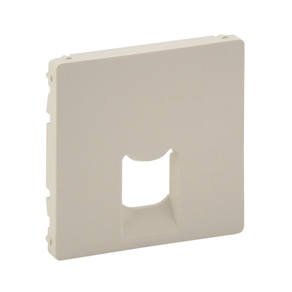 Лицьова панель для розетки RJ45/RJ11, Valena Life, колір слонова кістка