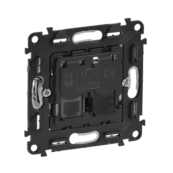 Механізм інформаційної розетки RJ45+RJ11, in'Matic