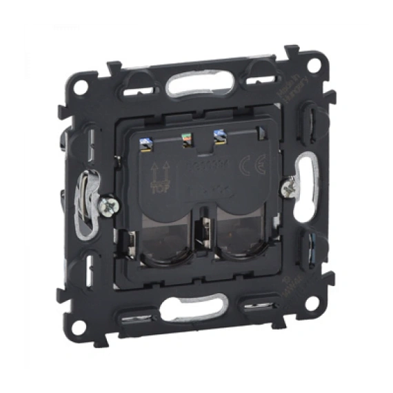 Механизм PC-2 UTP компьютерной розетки 6Cat. RJ45, In-Matic