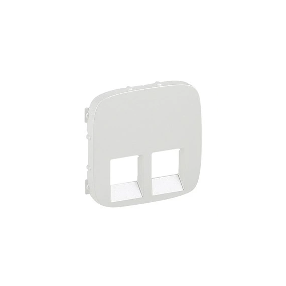 Лицьова панель для розетки 2x RJ45, Valena Allure, колір перлів